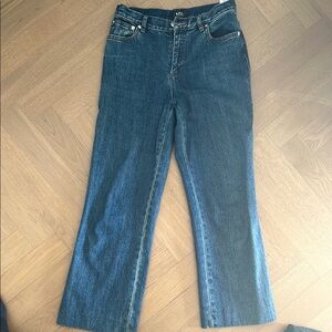 A.P.C. Blue Straight-Leg Jeans